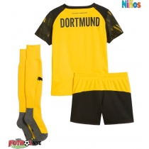 Camiseta Borussia Dortmund Primera Equipación para niños 2025-26 manga corta (+ pantalones cortos)